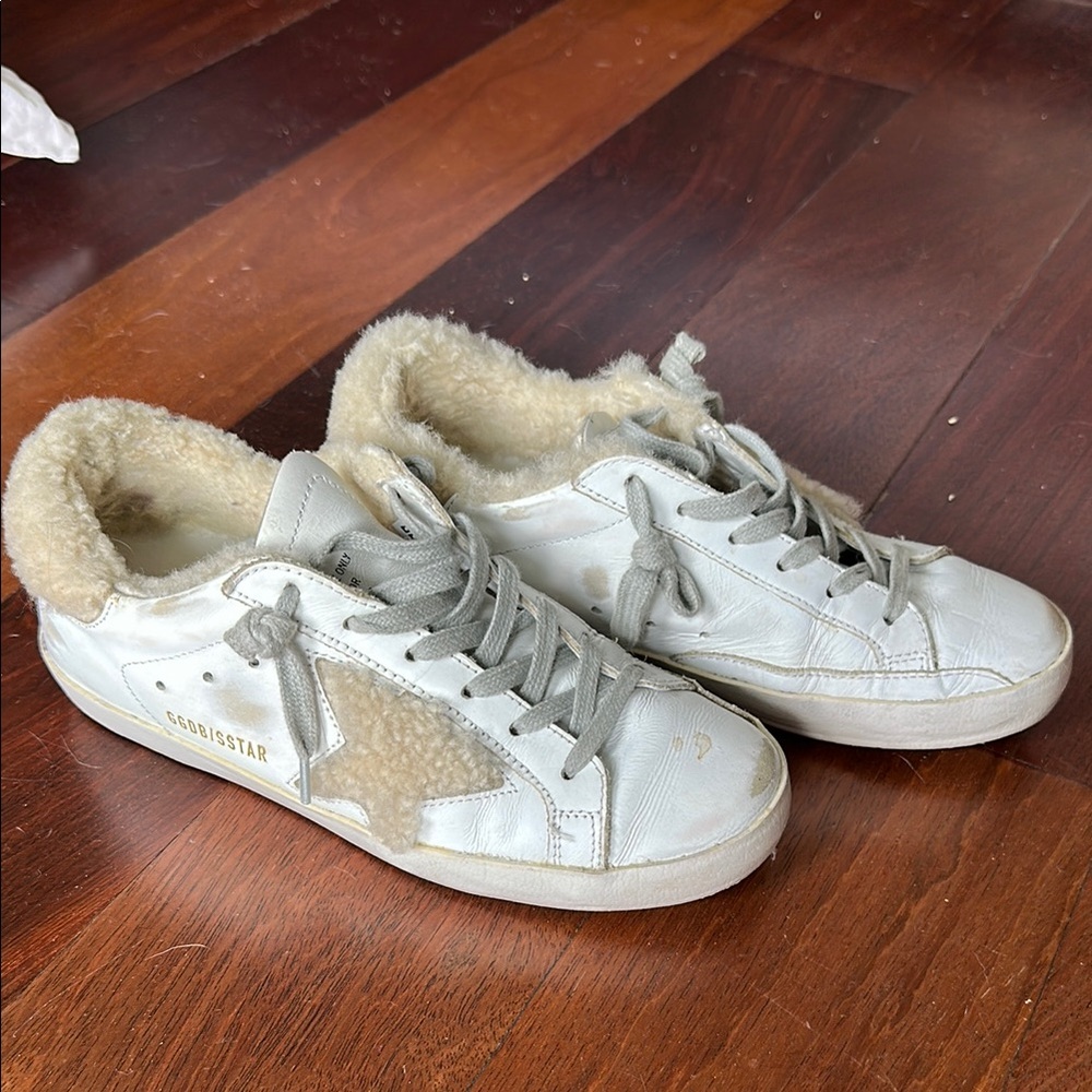Golden Goose Shearling Sneakers